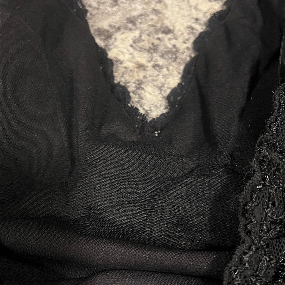 Cache Black Lace Halter Top - Picture 3 of 4